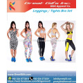 Sublimation Vente en gros de vêtements de sport pour femmes sans couture soutien-gorge sexy et leggings de yoga